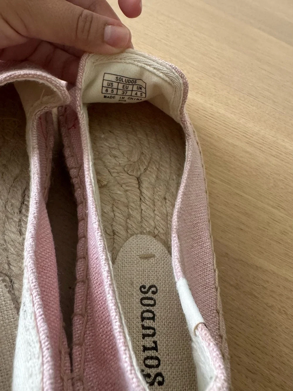 Soludos Pink Embroidered Canvas Espadrilles